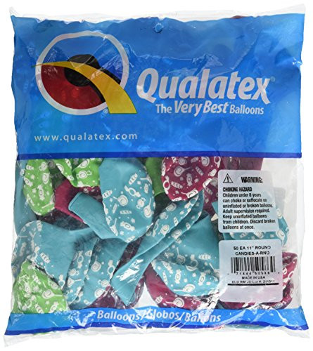 Pioneer Balloon Company 11 CANDIES-A-RND ASST LTX Assorted