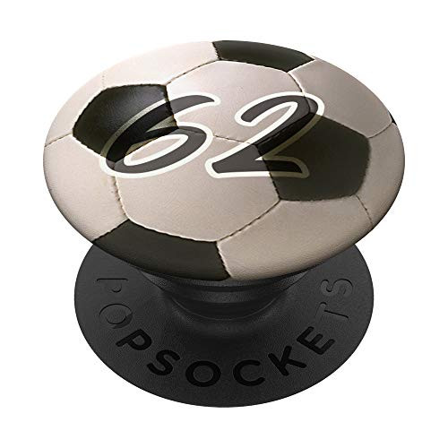 Football Soccer Number 62 Favorite Players PopSockets Grip and Stand for Phones and Tablets Football Soccer Number 62 Favorite Players PopSockets Grip and Stand for Phones and Tablets