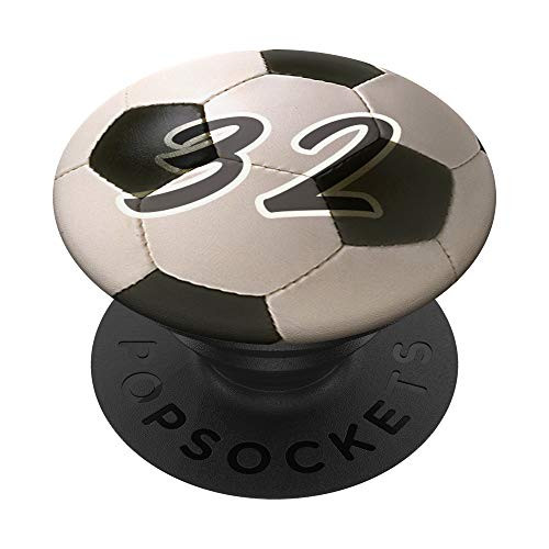 Football Soccer Number 32 Favorite Players PopSockets Grip and Stand for Phones and Tablets Football Soccer Number 32 Favorite Players PopSockets Grip and Stand for Phones and Tablets