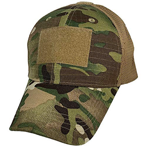 EAGLE CREST Blank Mesh Back Adjustable Hat with 3 Hook-and-Loop Locations Brown