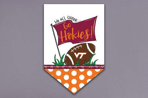 Magnolia Lane Collegiate Garden Flag Virginia Tech Cheer