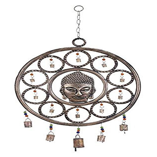 Deco 79 Metal Budha Windchime 25 H 14 W-26757 25 x 14