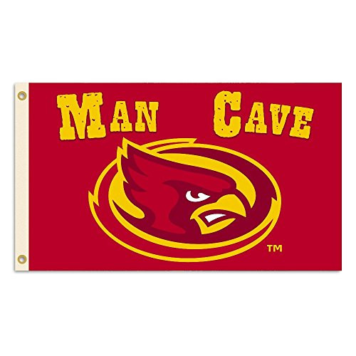 BSI NCAA Iowa State Cyclones Man Cave Flag with 4 Grommets 3 x 5-Feet