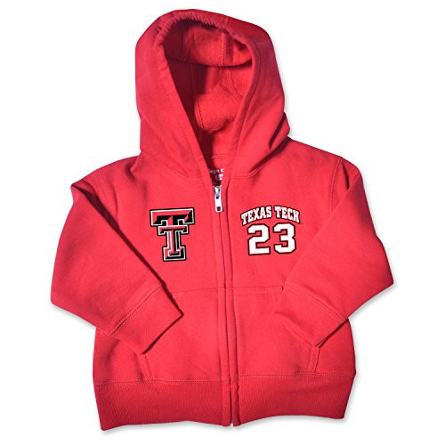College Kids NCAA Texas Tech Red Raiders Infant Zip Hood 18 Months Red
