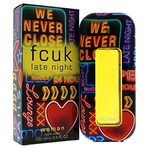 Fcuk Late Night Eau De Toilette Spray for Women 3_4 Ounce