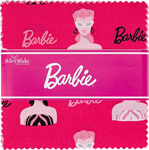 Original Barbie 5 Stacker 42 5-inch Squares Charm Pack Riley Blake Designs 5-9730-42 Original Barbie 5 Stacker 42 5-inch Squares Charm Pack Riley Blake Designs 5-9730-42