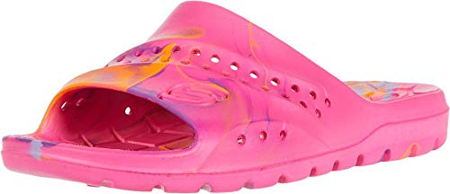 Skechers Kids Girls Cali Gear Hogan - Color Splashed Little KidBig Kid Hot PinkMulti 1 Little Kid M