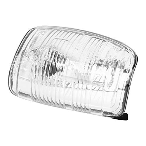 X AUTOHAUX Door Wing Mirror Indicator Lens Lamp Cover Left for Ford Transit MK8 Clear