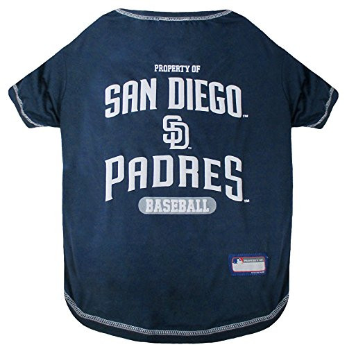 MLB Dog T-Shirt Medium_ - Licensed Shirt for Pets Team Colored with Team Logos MLB Dog T-Shirt Medium_ - Licensed Shirt for Pets Team Colored with Team Logos