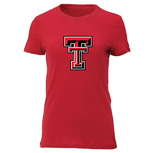 NCAA Texas Tech Red Raiders Womens Vintage Sheer Short Sleeve Tee Red Large