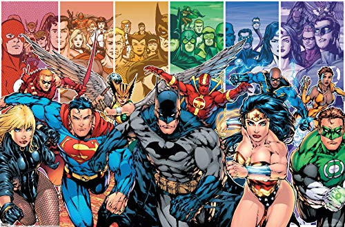 Trends International DC Comics - Justice League of America - Group Wall Poster 14_725 x 22_375 Premium Unframed Version