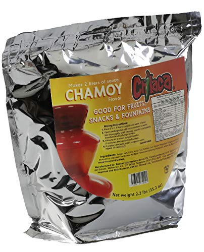 Chilaca Fountain Powder Sauce Mix_ Chamoy Enjoy Our delicious Sauce at your next event or family gathering_ Each bag contains 2_2lb makes up to 2_5 liters_ Chamoy