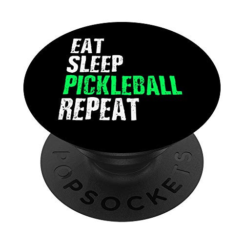 Sports Eat Sleep Pickleball Repeat Player PopSockets Grip and Stand for Phones and Tablets Sports Eat Sleep Pickleball Repeat Player PopSockets Grip and Stand for Phones and Tablets