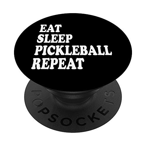 Eat Sleep Pickleball Repeat Player For Men And Women PopSockets Grip and Stand for Phones and Tablets