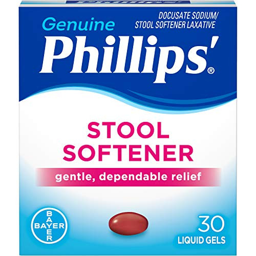 Phillips Stool Softener Liquid Gels 30 Liquid Gels Pack of 3