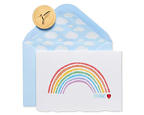 Papyrus Boxed Thank You Cards with Envelopes Rainbow 20-Count 6099216 Papyrus Boxed Thank You Cards with Envelopes Rainbow 20-Count 6099216