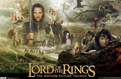 Trends International Lord of The Rings The Motion Picture Trilogy Wall Poster 14_725 x 22_375 Premium Unframed Version