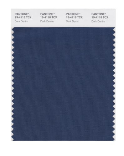 PANTONE SMART 19-4118X Color Swatch Card, Dark Denim