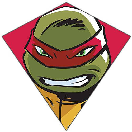 Nickelodeon Teenage Mutant Ninja Turtles 23-Wide Nylon Diamond Kite--Raphael