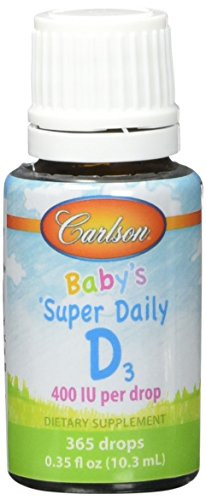 Carlson Labs Super Daily D3 for Baby 400iu Soft Gels 0_35 Fluid Ounce