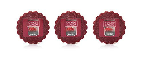 Yankee Candles Lot of 3 Cranberry Chutney Tarts Wax Melts