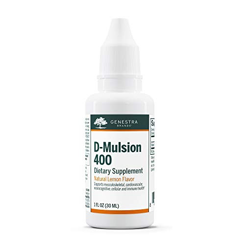 Genestra Brands - D-Mulsion 400 - Emulsified Vitamin D - 1 fl_ oz_ - Citrus Flavor