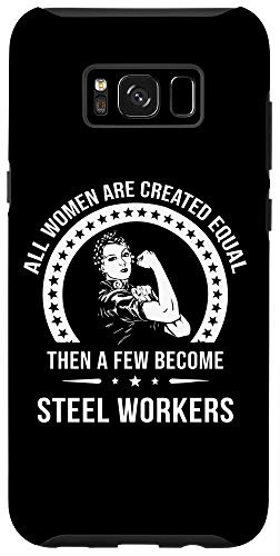 Galaxy S8 Steel Worker Womens Black Phone Case