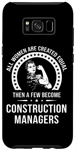 Galaxy S8 Construction Manager Womens Black Phone Case