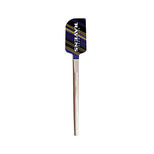 NFL Baltimore Ravens Silicone Spatulalarge Team Colors One Size