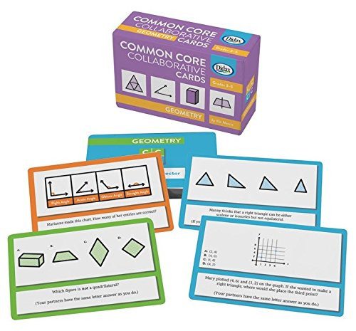 Didax Educational Resources Common Core Collaborative Cards-Geometry