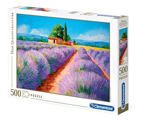 Clementoni 500-Piece Jigsaw Puzzle Collection - Lavender Scent