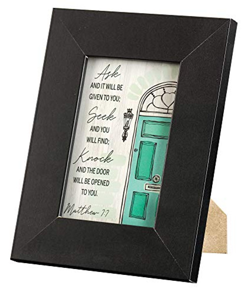 Dicksons Ask Seek Knock Find Teal Door 8 x 7 MDF Decorative Wall or Tabletop Picture Photo Frame Dicksons Ask Seek Knock Find Teal Door 8 x 7 MDF Decorative Wall or Tabletop Picture Photo Frame
