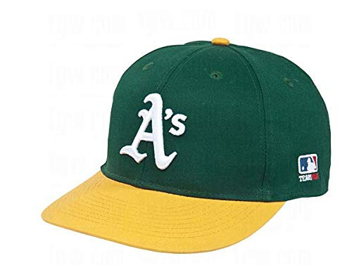 Oakland AthleticsAs Home - GreenYellow ADULT Adjustable Hat MLB Officially Licensed Major League Baseball Replica Ball Cap