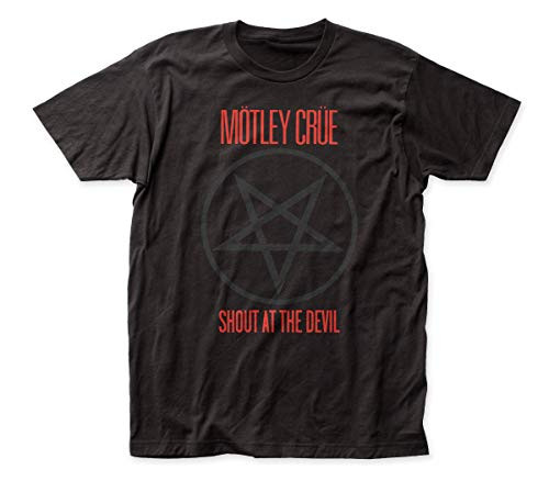 Impact Merchandising Mötley CrUe Shout at The Devil Fitted Jersey tee Large Black