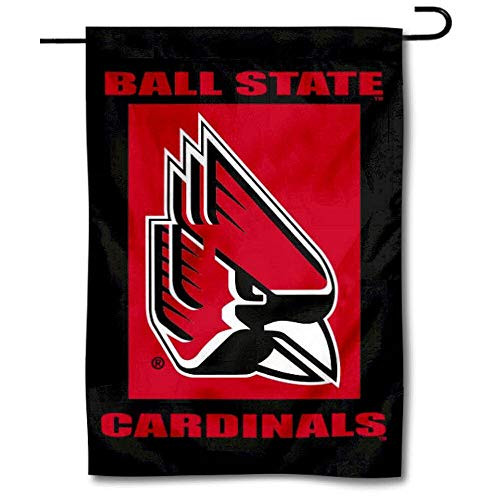 College Flags   Banners Co_ Ball State Cardinals New Logo Garden Flag