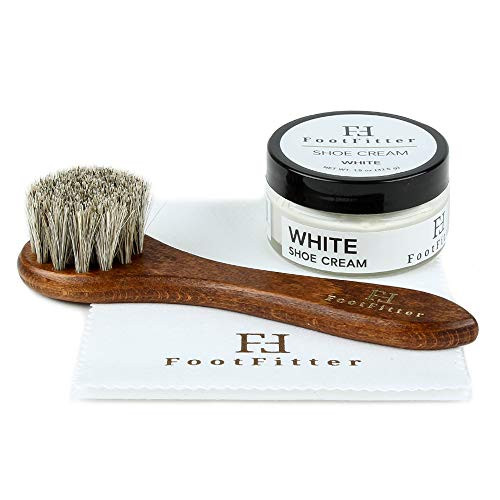 FootFitter Basic Shoe Cream Polishing and Conditioning Set- White Cream FootFitter Basic Shoe Cream Polishing and Conditioning Set- White Cream