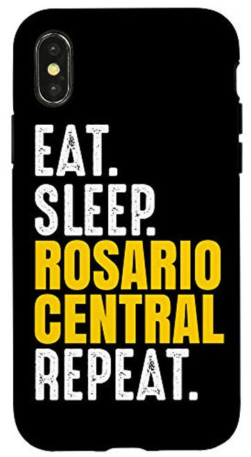 iPhone XXS Rosario Central Gift Eat Sleep Repeat Soccer Argentina Case iPhone XXS Rosario Central Gift Eat Sleep Repeat Soccer Argentina Case