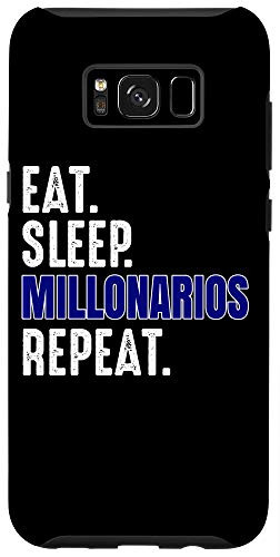 Galaxy S8 Millonarios Giftt Eat Sleep Repeat Fan Colombia Case
