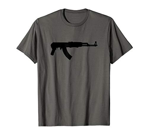 AK-47 Shirt Men Women  Cool Black 7_62 AK 47 Kalashnikov T-Shirt