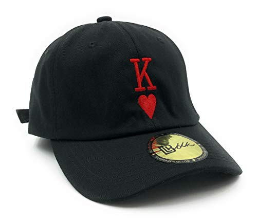 B L K Headwear - King of Hearts Dad Hat Black