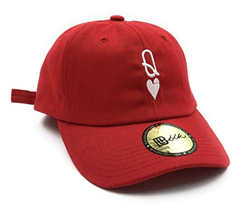 B L K Headwear - Queen of Hearts Dad Hat Red
