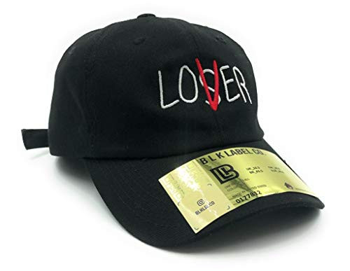 B L K Headwear - Loser Lover Dad Hat Black B L K Headwear - Loser Lover Dad Hat Black