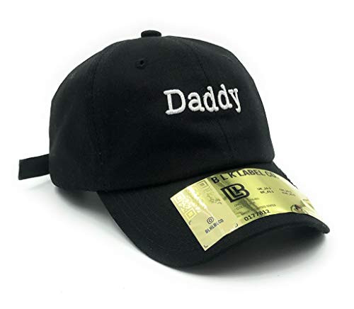 B L K Headwear - Daddy Dad Hat Black B L K Headwear - Daddy Dad Hat Black