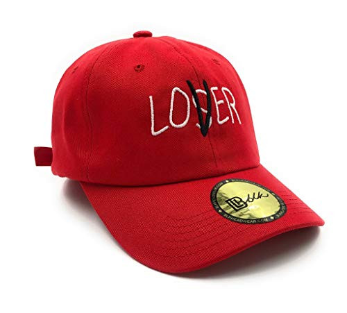 B L K Headwear - Loser Lover Dad Hat Red