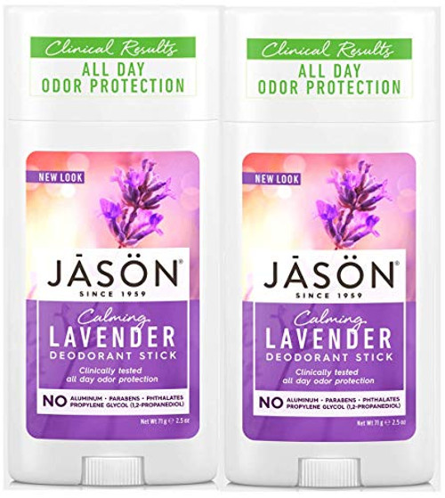 J?SÖN Calming Lavender Deodorant Stick Pack of 2 with Grapefruit Seed Extract Lavender Oil and Vitamin E No Aluminum Phthalates or Propylene Glycol 2_5 oz_ J?SÖN Calming Lavender Deodorant Stick Pack of 2 with Grapefruit Seed Extract Lavender Oil and Vitamin E No Aluminum Phthalates or Propylene Glycol 2_5 oz_