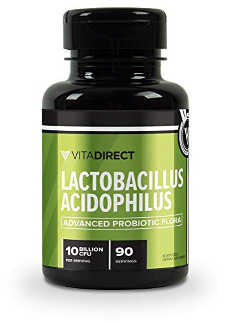 VitaDirect Lactobacillus Acidophilus 10 Billion CFU per Serving 120 Servings