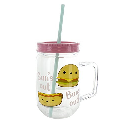Paladone Suns Out Buns Out Cup & Straw