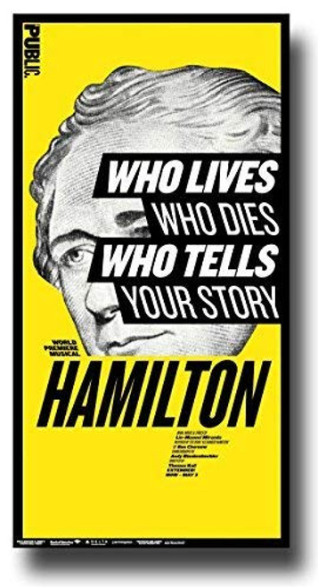 Concert Promoter Hamilton Poster - Broadway Musical Play 16 x 25 inch Alexander Lin Manuel-Miranda Public Poster Print frameless art gift 40 x 63 cm Concert Promoter Hamilton Poster - Broadway Musical Play 16 x 25 inch Alexander Lin Manuel-Miranda Public Poster Print frameless art gift 40 x 63 cm