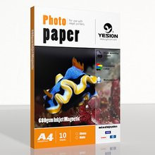 Glossy Inkjet Magnetic Photo Paper A4 8_3x11_7 10 Sheets 680gsm for all Inkjet Printers Tin easy to cut Printable Magnets use in Fridge Refrigerator