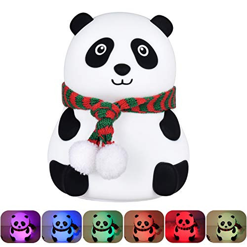 Kid Night Light for Bedroom Cute Panda LED Night Light Silicone Nursery Baby Night Sleep Breathing Lamp for Kids Touch Control Nightlight Rechargeable Color Changing Gift for Kids Adult Boys Girls Kid Night Light for Bedroom Cute Panda LED Night Light Silicone Nursery Baby Night Sleep Breathing Lamp for Kids Touch Control Nightlight Rechargeable Color Changing Gift for Kids Adult Boys Girls
